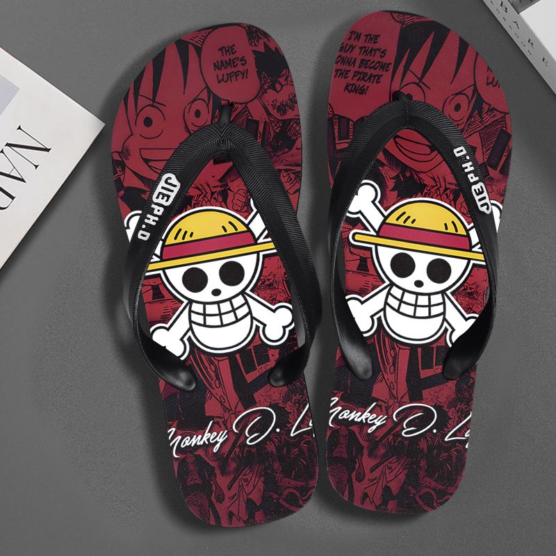 New One Piece anime flip-flops - Summer Clothing Wholesale recension och pris