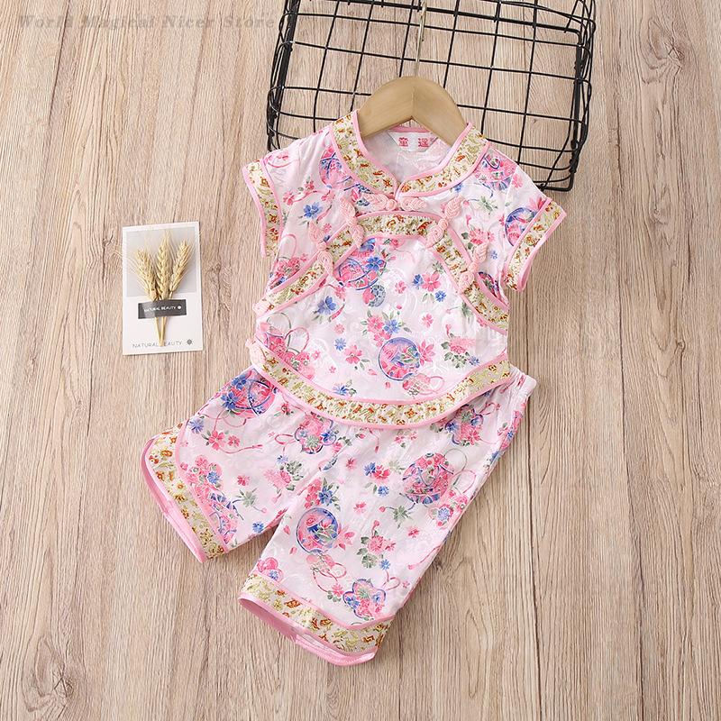 Baby Girls Tang Suit Summer Pr - Summer Clothing Baby Girl recension och pris