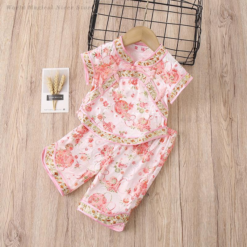 Baby Girls Tang Suit Summer Pr - Summer Clothing Baby Girl recension och pris