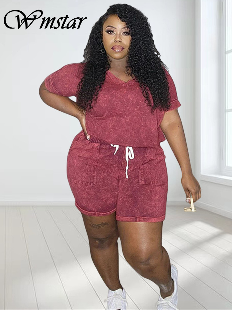 Wmstar Plus Size Two Piece Out - Summer Clothing Wholesale recension och pris