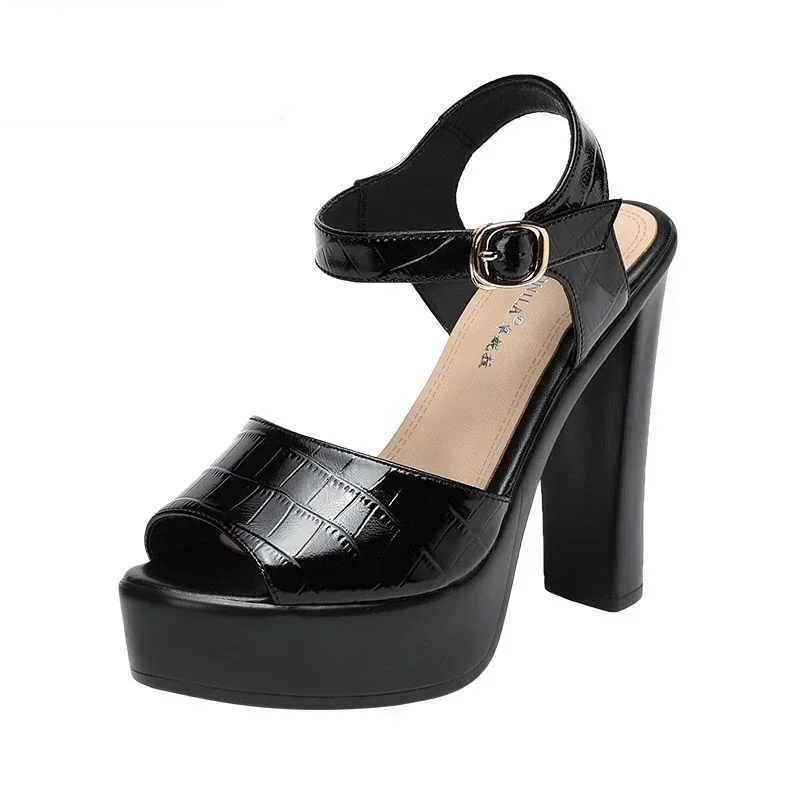 10cm 13cm Fashion Genuine Leat - Summer Clothing Stores recension och pris