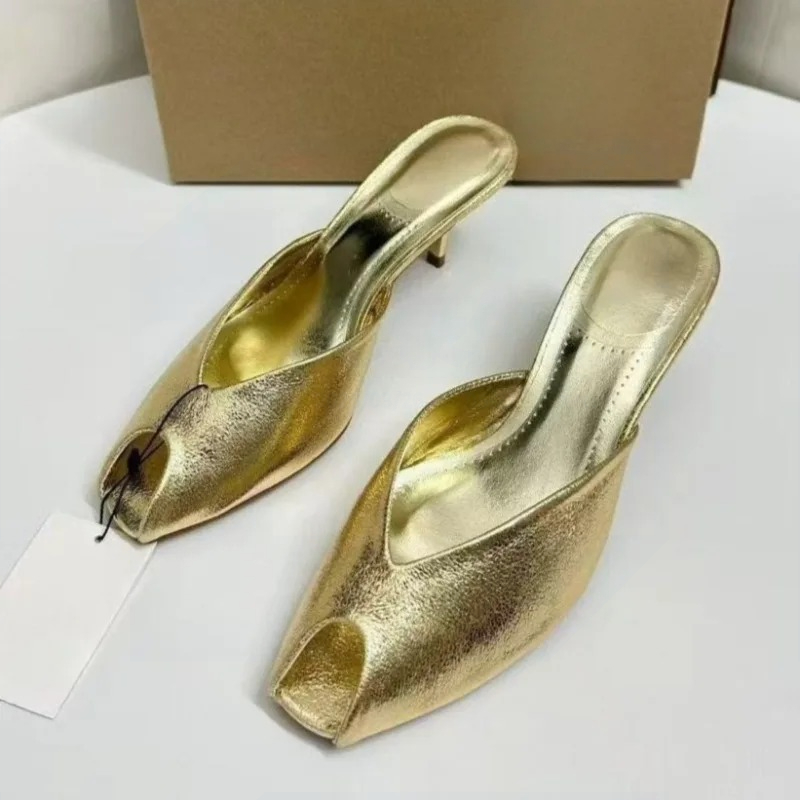 Women's Pumps Designer Gold Wo - Summer Clothing Stores recension och pris