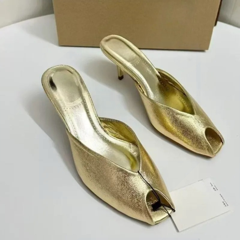 Women's Pumps Designer Gold Wo - Summer Clothing Stores recension och pris