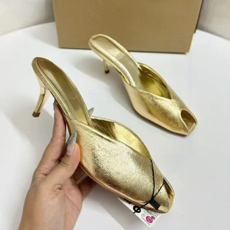 Women's Pumps Designer Gold Wo - Summer Clothing Stores recension och pris